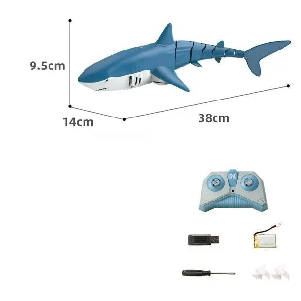 Tubarão Controle Remoto -  RC Shark Toy Remote Control Animal - Casa das Formigas