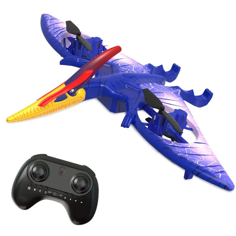 Mini Drone Dinossauro Controle Remoto - 2.4G Radio - Control Helicopter Pterosaur Drone RC Plane Kids Flying - Casa das Formigas