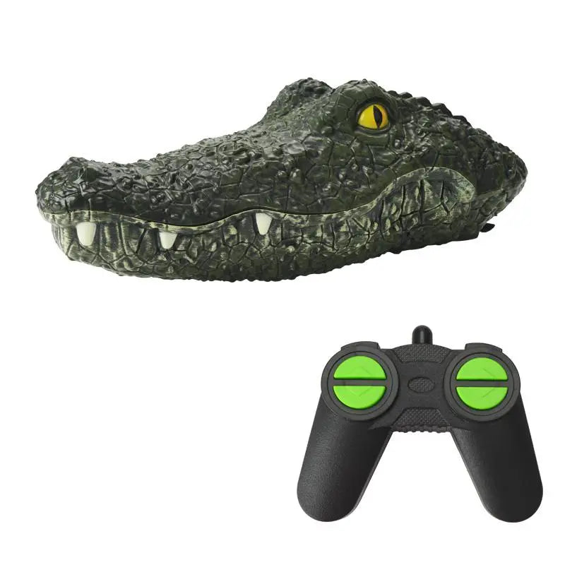 Cabeça de Jacaré Controle Remoto - RC Boat Crocodile Head 2.4G Remote Control Alligator Head